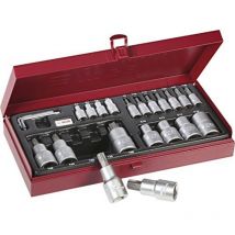 Westfae lische gesenk battuto 159291643 WGB Set di chiavi a bussola 3940 1/4 Torx 23 pezzi in lamiera d' acciaio vibrazione