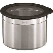Rosle 16559 Barattolo con coperchio salvafreschezza, Argento, 16 cm/12.5 cm h