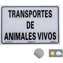 Normaluz RD20665 - Cartello adesivo per trasporto di animali vivi, in vinile, 20 x 30 cm