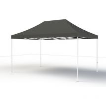 Siena Garden - Rivestimento tetto grigio per gazebo multiuso 3 x 4,5 m, rivestimento in poliestere 160 g/m², rivestito in poliuretano, grigio