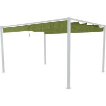 Siena Garden - Tetto per gazebo Sky 3 x 4 m, rivestimento in polipropilene, rivestito in poliuretano, 200 g/m², verde kiwi