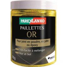 Glitter Oro, Glitter per piastrelle in polvere, pasta o resina epossidica, 150 g - Parexlanko