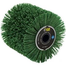 Spazzola abrasiva in nylon grana 36,120 mm - l 100 mm per staccare/sgranare/pulire legno, metallo o pietra