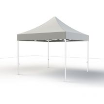 Siena Garden - Tetto bianco a gazebo Pro 3 x 3 m, rivestimento in poliestere rivestito in pvc, 300 g/m² in bianco