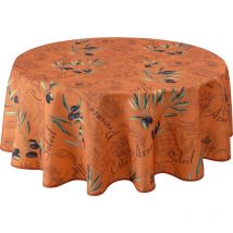 Tovaglia antimacchia Provence tometta, rotonda, 160 cm - Le Linge De Jules