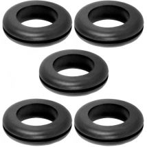5x passacavo in gomma nero gommini elettrico guarnizione anello fori filo spina cavo tappo (D1 = 29 x d =23 x H1 = 3 mm) - Cyclingcolors