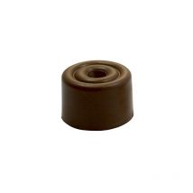 2310504 – Fermaporta di atornillarle n. 5 in Confezione da 10 con tasselli e Viti, Colore: Marrone - Sysfix