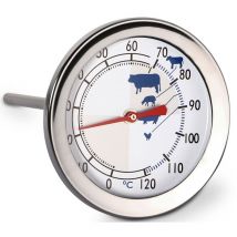 15301 Termometro per arrosti, Acciaio Inossidabile, Argento - Weis