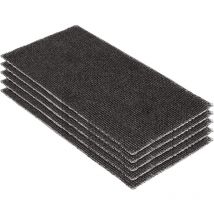 1/2 Foglio abrasivo Mesh (115 x 230 mm) 150 grana, AB/HLF/150M, Confezione da 5 - Trend