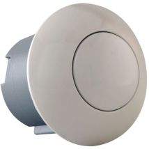 Regiplast - 171B - Pulsante pneumatico ad incastro per scarico, colore: bianco