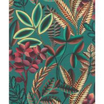 Rasch - Florentine iii 485547 - Carta da parati in tessuto non tessuto, 10,05 m x 0,53 m, colore: Verde