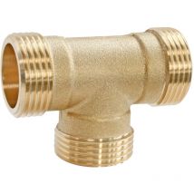 Ottone vite Tee - Male Tripla 20/27 - Borsa di 2 pezzi - Somatherm For You