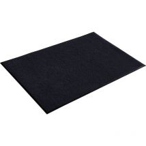 Wash+dry - Wash+Dry Raven Black Tapis, poliammide, nero, 60 x 90 cm