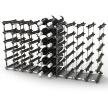 Nook - Weinregal Stapelbar 50er Large kit – Weinflaschenhalter flexibel erweiterbar – Flaschenregal Stapelbar – Modulare Weinregale zur Lagerung von