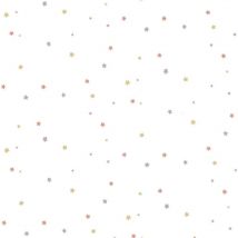 Noordwand - Wallpaper Mondo baby Little Stars Pink and White