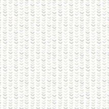 Noordwand - Wallpaper Mondo baby Small Harts White and Grey