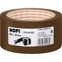 Nopi - Cinta de embalaje universal 66m x50mm transparente (por 6)
