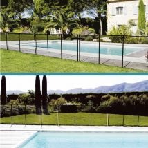 Barrière De Protection Piscine - Module Complet 3,2M - Clôture De Sécurité Souple - Conforme à La Norme Nf p 90-306 Piscine - Préventif - Edg