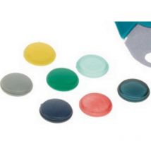 Noralsy - Juego de 8 almohadillas de colores para insignia Campikey