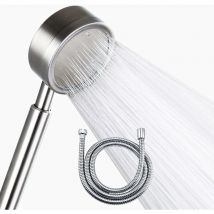 Norcks - High Pressure Shower Head with 1.5m Hose,Stainless Steel Water Saving Shower Head with Shower Hose,Bathroom Shower Heads