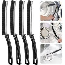 4 Pcs Brosse de Nettoyage Rainure Fenetre Bristled Crevice Cleaning Brush pour Porte Fenêtre Rail de Cuisine Brosse Joint Carrelage - Norcks