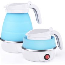 Norcks - Bouilloire Électrique Pliable 600Ml Bouilloire De Voyage Portable Silicone De Qualité Alimentaire Améliorée Bleu