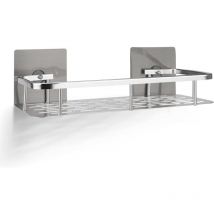Carrito De Ducha, Hicoosee Estante De Baño Autoadhesivo Carrito De Ducha Almacenamiento De Ducha De Acero Inoxidable Para Baño, Cocina, Plata - Norcks