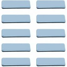 Patin Glisseur 10 Pièces Patins Glisseurs Pour Meubles Patins Pour Meubles Meubles Téflon Auto-Adhésif Patins De Meuble Adhésifs Rectangulaire Ptfe