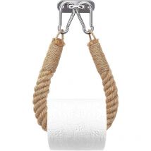 Norcks - Portarrollos De Cuerda De Cáñamo, Soporte De Papel Higiénico Retro, Soporte De Rollo De Papel Higiénico Montado En La Pared De Cuerda De