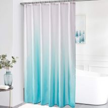 Rideau De Douche Anti Moisissure Tissu Lavable 180X200CM Rideau De Salle De Bain Rideaux Baignoire Tissu Polyester Imperméable - Norcks