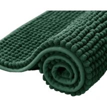 Norcks - Tapis De Bain En Chenille Extra Doux 50X80CM Tapis Salle Bain Antiderapant Céladon
