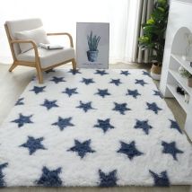 Norcks - Tapis Salon Shaggy Moelleux Antidérapant Tapis Chambre à Poils Longs Doux Et Confortable Grand Tapis De Sol Enfant Lavable Pour Chambre,