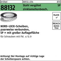 Scheiben geklebt dnl 6 sp ( 6,5 x 13,5 x 2,5) flZn s 200 Stk - Nord-lock