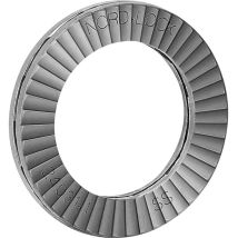 NORD-LOCK – Flache Sicherungsscheiben A4 – 16mm Innendurchmesser, 25,4mm Außendurchmesser, 3,2mm Höhe – 100 Stück