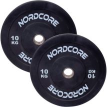 Nordcore 2x Bumper Plates Core 5-25 Kg - 10 Kg