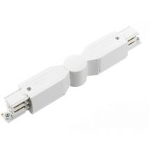 Molto Luce - Nordic Aluminium global Trac XTS24-3 - Global flex-conector BLANCOpara Carril de Aluminio - blanco, Blanca