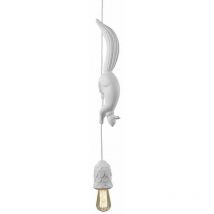 Nordic écureuil résine pendentif led moderne lampe suspendue lumière pour chambre enfants chambre décor de chambre d'enfants
