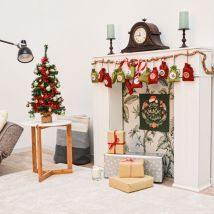 Nordic Style Beistelltisch 40 x 45 cm Holz Tisch Rund Couchtisch Nachttisch Weiß