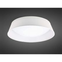 Diyas - Ceiling light Nordica 30W led 60CM Off white 3000K, 3000lm, arylic white with Ivory white lampshade