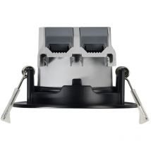 Nordlux - Spot encastré fremont, Métal, Couleur Noir, led Module, H.5.4, IP23 / Intérieur