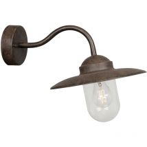 Applique murale luxembourg, Métal, Couleur Couleur rouille, E27, H.27, IP54 / Nordlux Extérieur