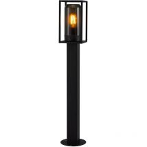 Nordlux - Potelet griffin, Aluminium, Couleur Smoked, E27, H.80, IP44 / Extérieur
