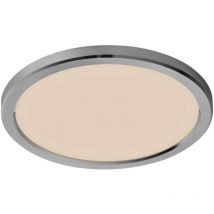 Nordlux - Plafonnier oja 29, Salle de bain, Matière plastique, Couleur Argent, led Module, H.2.5, IP54 / Intérieur