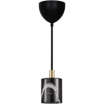Nordlux - Suspension siv, Marbre, Couleur Noir, E27, H.10, IP20 / Intérieur