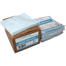 Torchon en microfibres bleu L400xl380env. mm non-tissé 1 kt