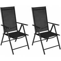 Dakota Fields - Norine Folding Recliner Chair by Black