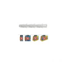 Cheville longue Standard FL 10-90 Ø10x90mm en nylon pour ancrage dans des matériaux pleins ou creux (Boîte de 25 unités)