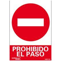 Panneau D'Interdiction D'Accès 210x297mm Rd40017