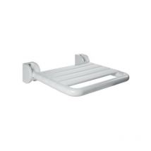 Normbau - 0841511019 Asiento de ducha plegable con apoyo al suelo