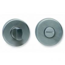 Normbau - WC5V 19 - Pair of matt stainless steel rosettes - 3050667026